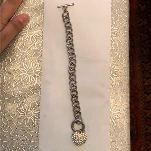 Guess Heart Charm Bracelet